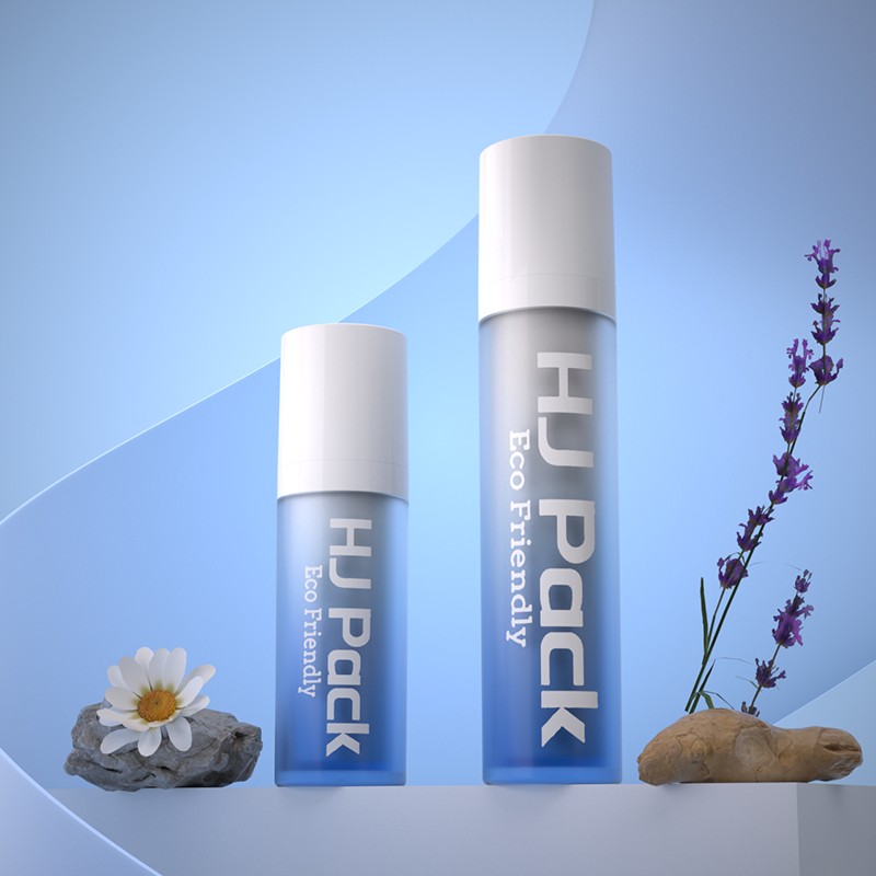 25mm 10ml 15ml Döner Çift Duvarlı Havasız Şişe Kozmetik Ambalajı